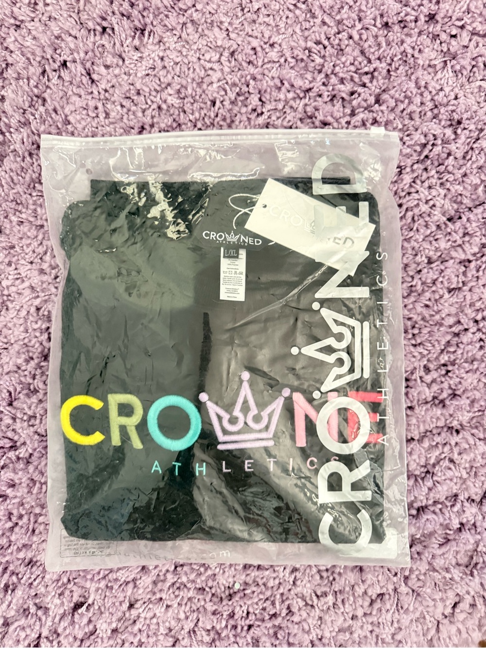 Crowned Athletics Sweathshirt - Black